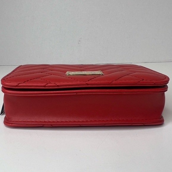 Bebe Sophia Quilted Small Cherry Red Crossbody Bag | NEW/NWT!!♥️♥️ - Picture 4 of 16